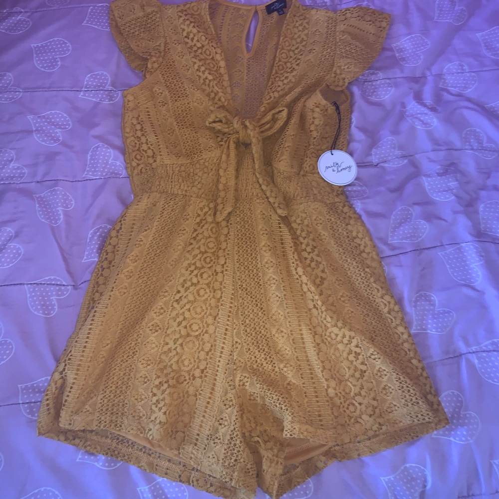 Yellow romper